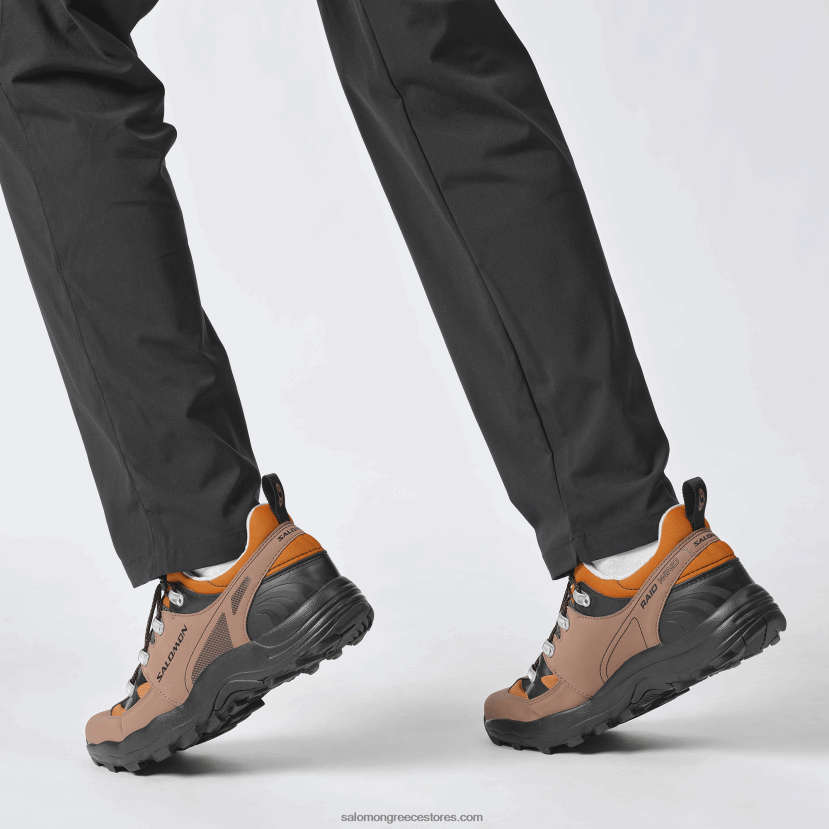 ανδρικά αθλητικά παπούτσια - raid wind 75ο Salomon χρυσή δρυς/βελανίδι/μαύρο DXFPHB161