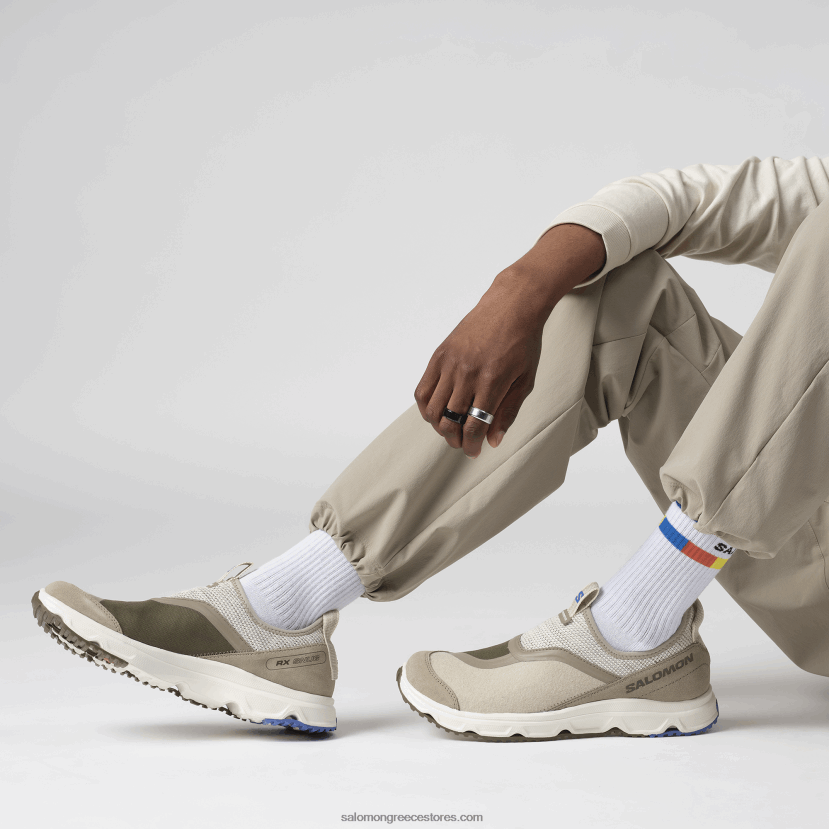 ανδρικά αθλητικά παπούτσια - rx άνετες χειμερινές περιπέτειες Salomon vintage χακί/φτερό γκρι/καφέ DXFPHB162
