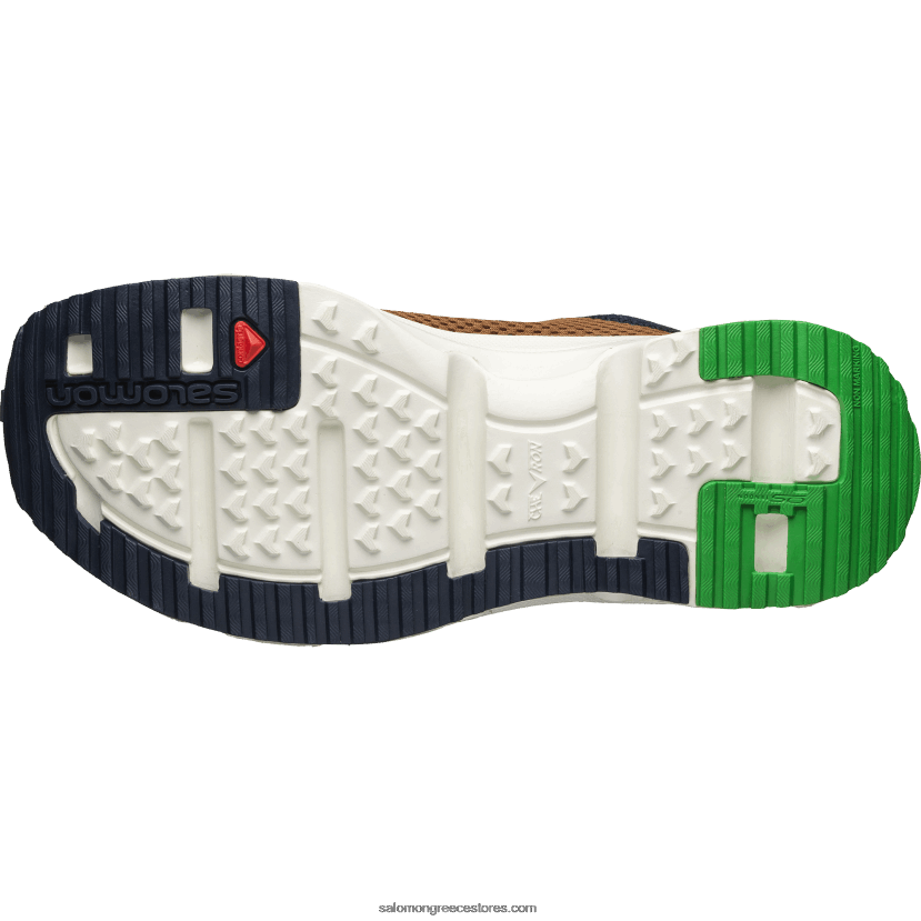 ανδρικά αθλητικά παπούτσια - rx slide 3.0 Salomon σκούρο ζαφείρι/καουτσούκ/λαστό πράσινο DXFPHB155
