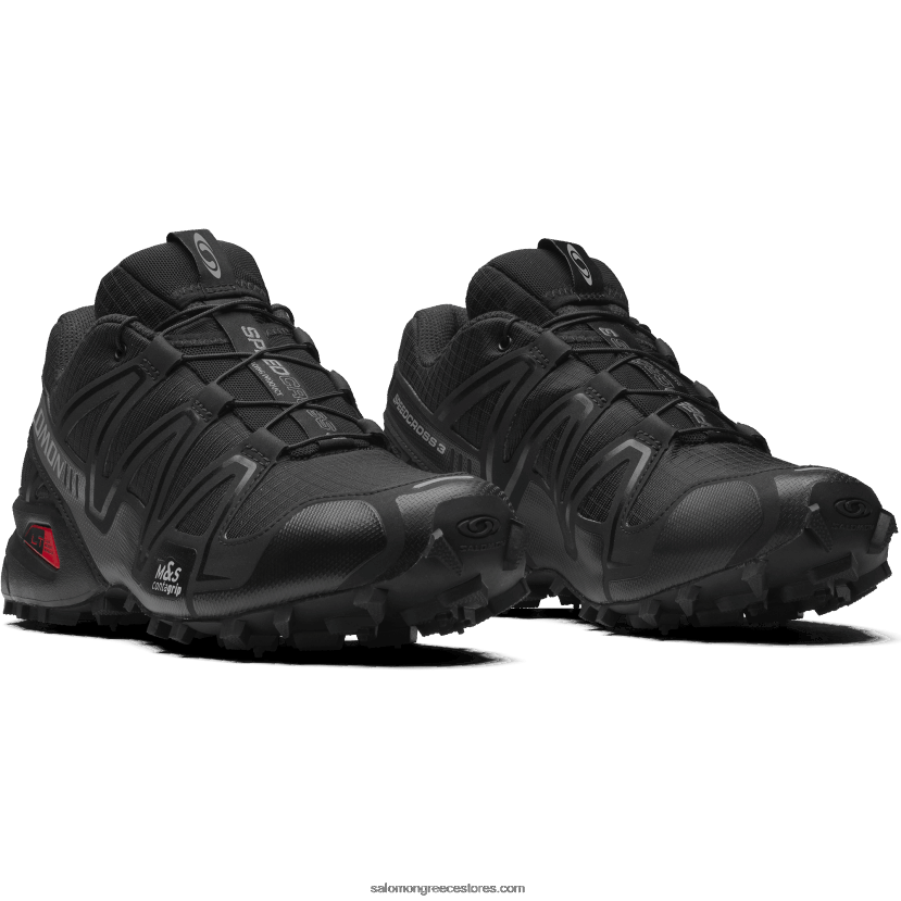 ανδρικά αθλητικά παπούτσια - speedcross 3 Salomon μαύρη/ήσυχη απόχρωση DXFPHB179