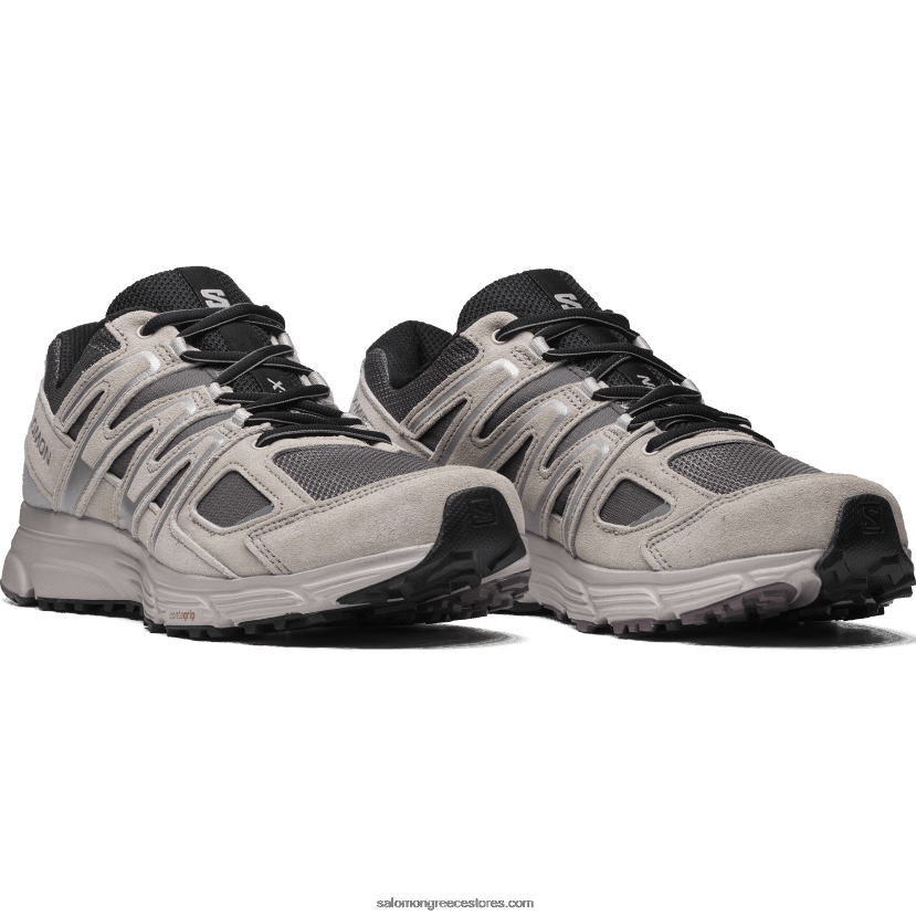 ανδρικά αθλητικά παπούτσια - x-mission 4 suede Salomon δαμάσκηνο γατάκι/στάχτες από τριαντάφυλλα/ftw ασήμι DXFPHB168