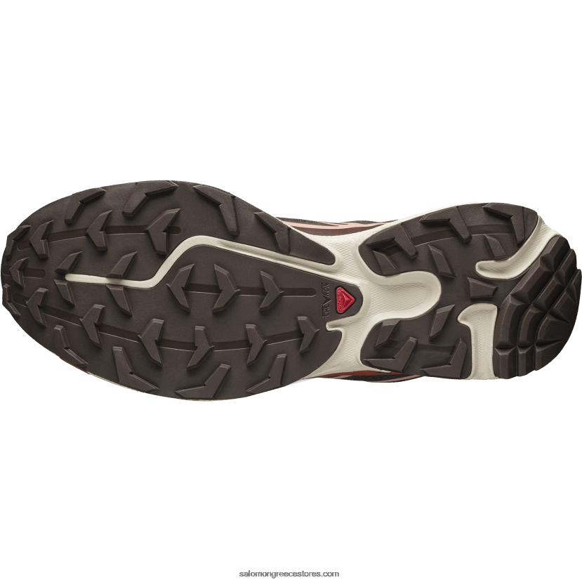 ανδρικά αθλητικά παπούτσια - xt-6 Salomon delicioso/φοντάν σοκολάτας/ροδακινί μπεζ DXFPHB87