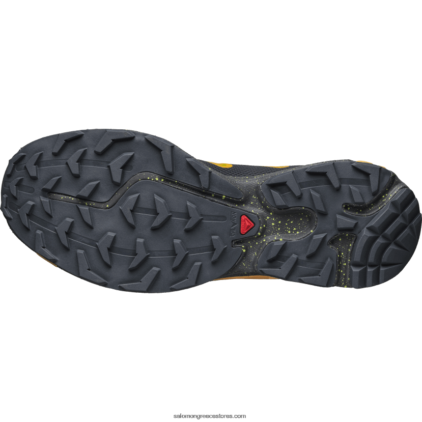 ανδρικά αθλητικά παπούτσια - xt-rush 2 Salomon έβενος/φλογερό πορτοκαλί/λαμπερό πράσινο DXFPHB107