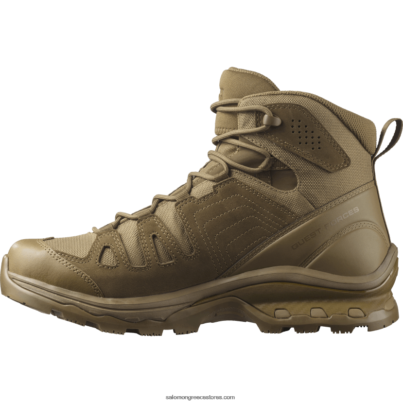 ανδρικά παπούτσια - quest prime force gore-tex Salomon καφέ κογιότ DXFPHB1084