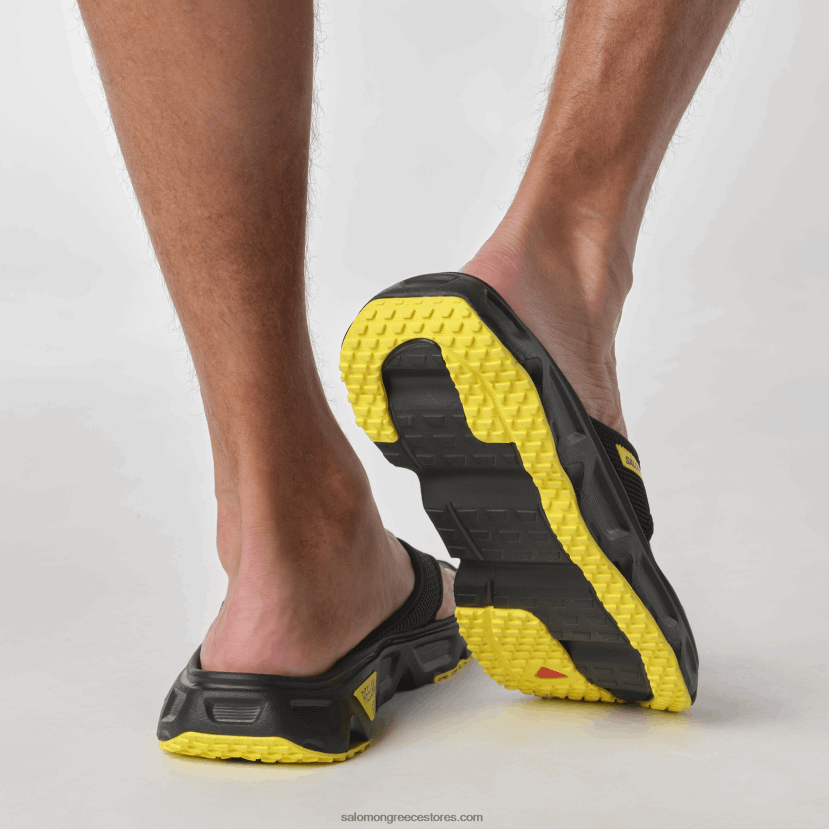 ανδρικά παπούτσια αποκατάστασης - reelax break 6.0 Salomon μαύρο/νεραγκούλα DXFPHB1487