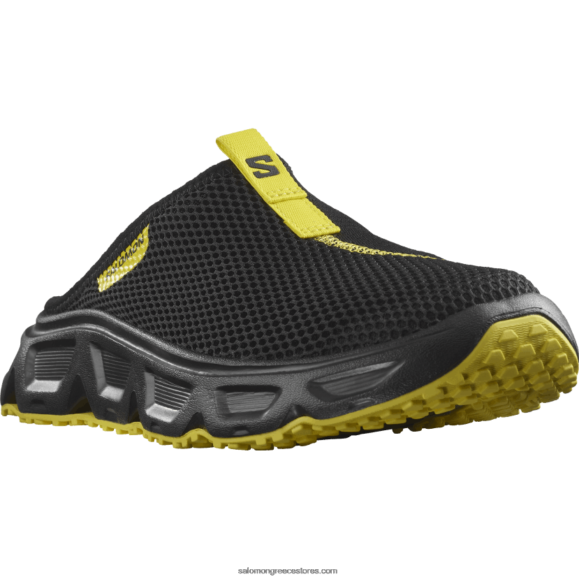 ανδρικά παπούτσια αποκατάστασης - reelax slide 6.0 Salomon μαύρο/νεραγκούλα DXFPHB1488