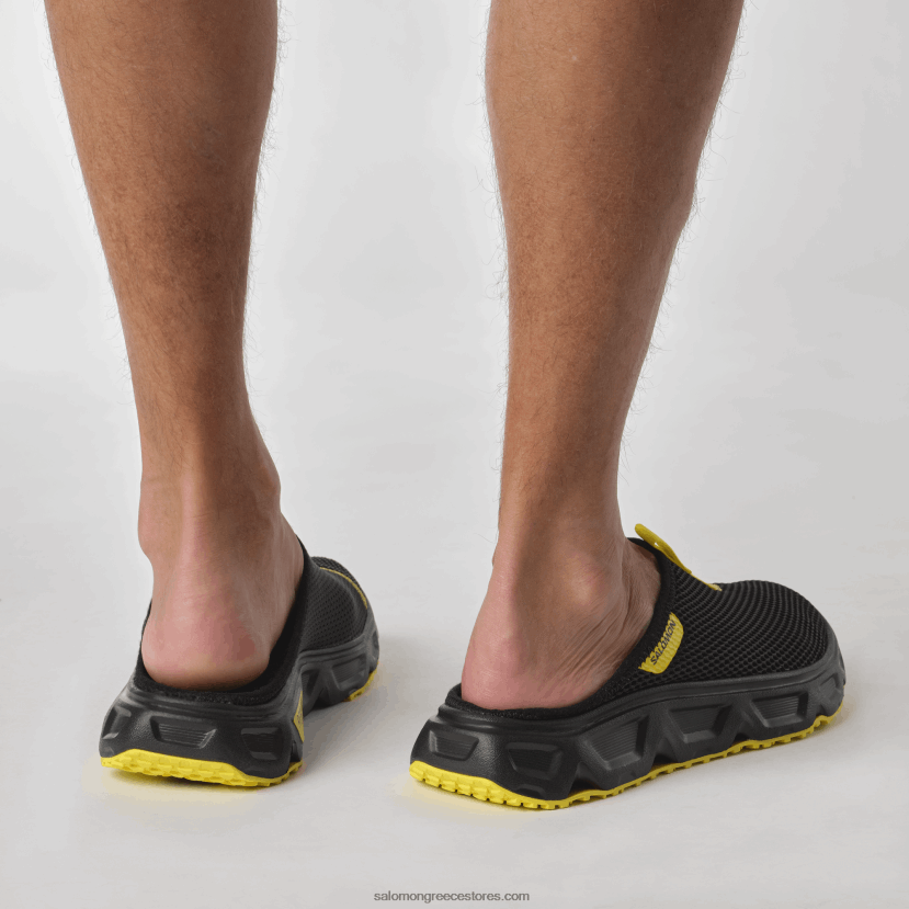 ανδρικά παπούτσια αποκατάστασης - reelax slide 6.0 Salomon μαύρο/νεραγκούλα DXFPHB1488