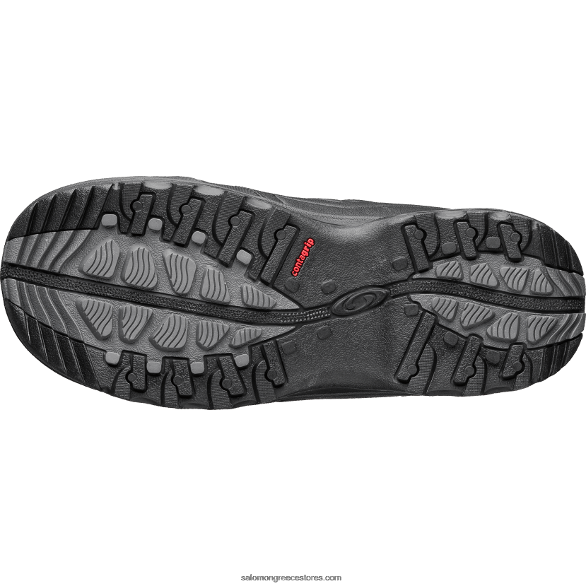 ανδρικά παπούτσια - toundra force clima αδιάβροχο Salomon μαύρος λύκος DXFPHB1085