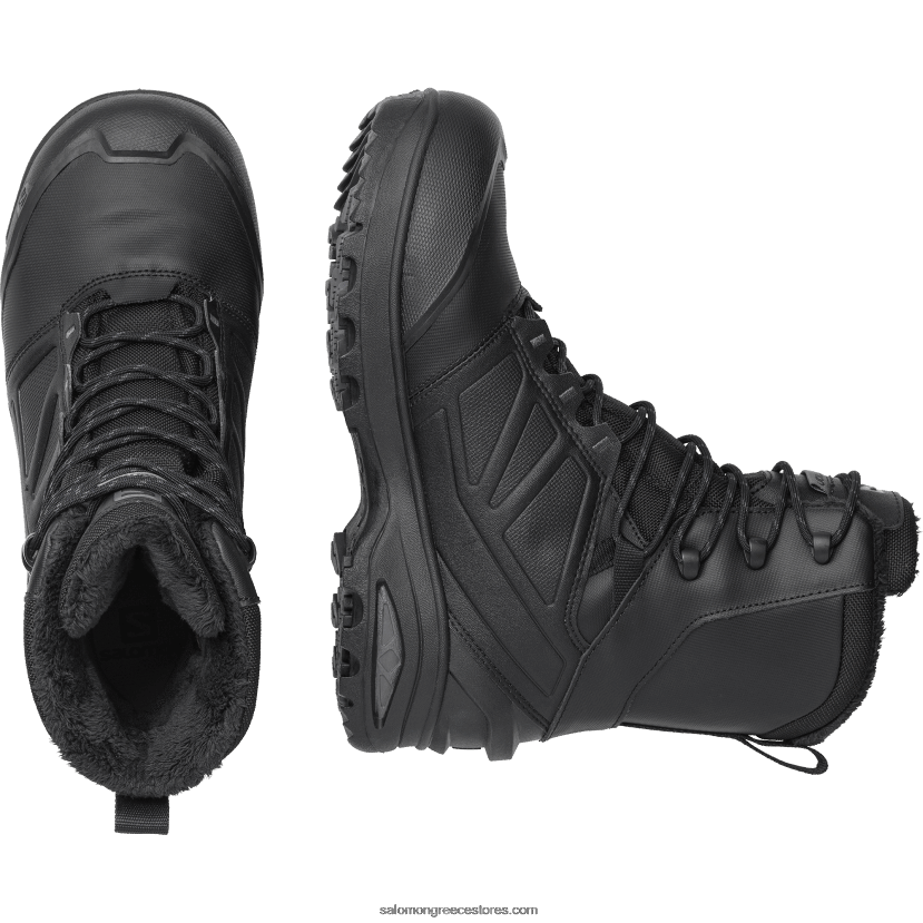 ανδρικά παπούτσια - toundra force clima αδιάβροχο Salomon μαύρος λύκος DXFPHB1085