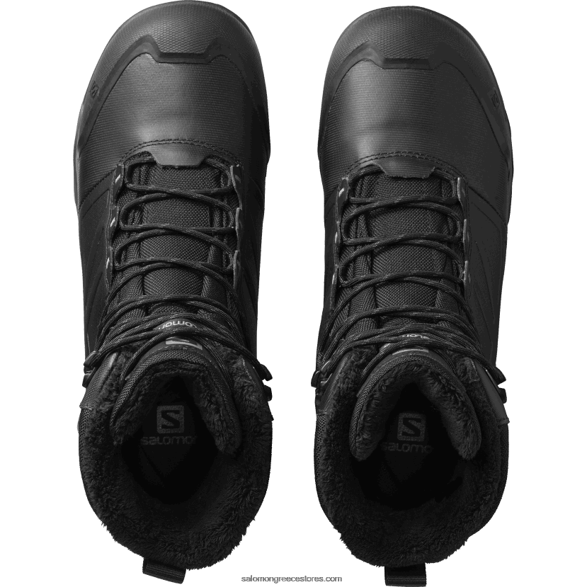 ανδρικές χειμερινές μπότες - toundra pro clima αδιάβροχες Salomon μαύρο/μαγνήτης DXFPHB1079