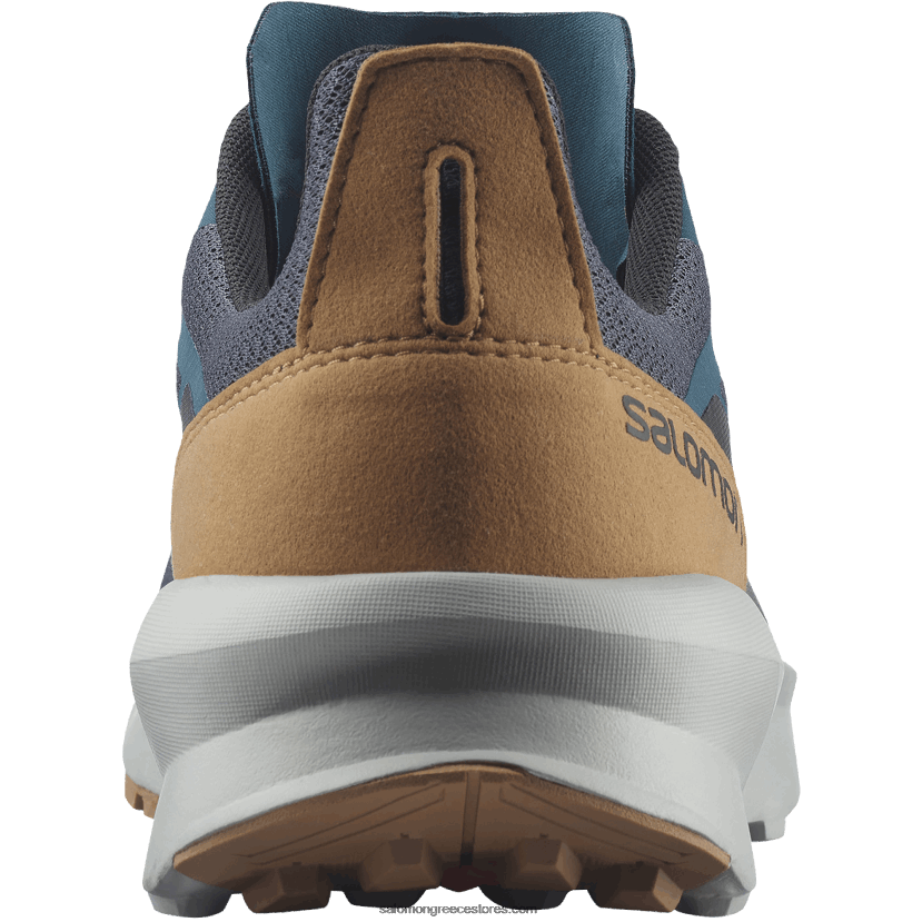 ανδρικά παπούτσια πεζοπορίας - περιπολικό Salomon μαγνήτης/μπλε πέρλα/καφέ του καπνού DXFPHB46