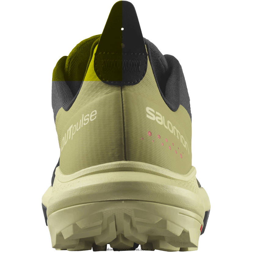 ανδρικά παπούτσια πεζοπορίας - outpulse Salomon μαύρο/πράσο πράσινο/κόκκινο παπαρούνας DXFPHB28