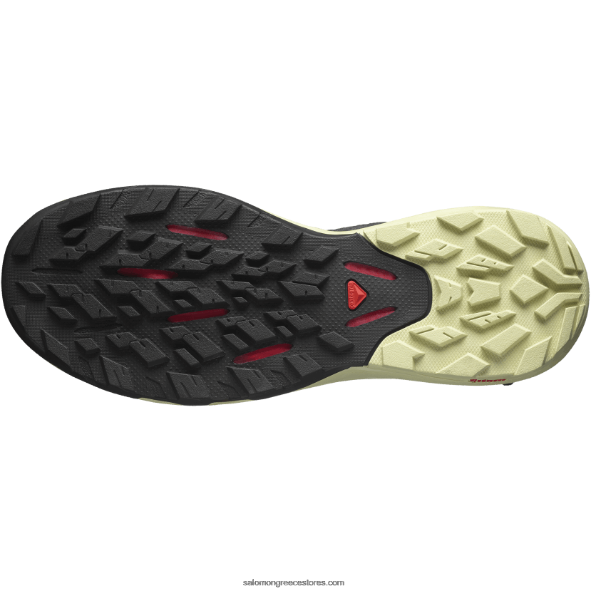 ανδρικά παπούτσια πεζοπορίας - outpulse Salomon μαύρο/πράσο πράσινο/κόκκινο παπαρούνας DXFPHB28