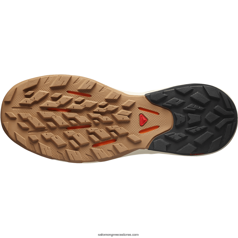 ανδρικά παπούτσια πεζοπορίας - outpulse Salomon σφυρήλατο σίδερο/λευκασμένη άμμος/ζωντανό πορτοκάλι DXFPHB29
