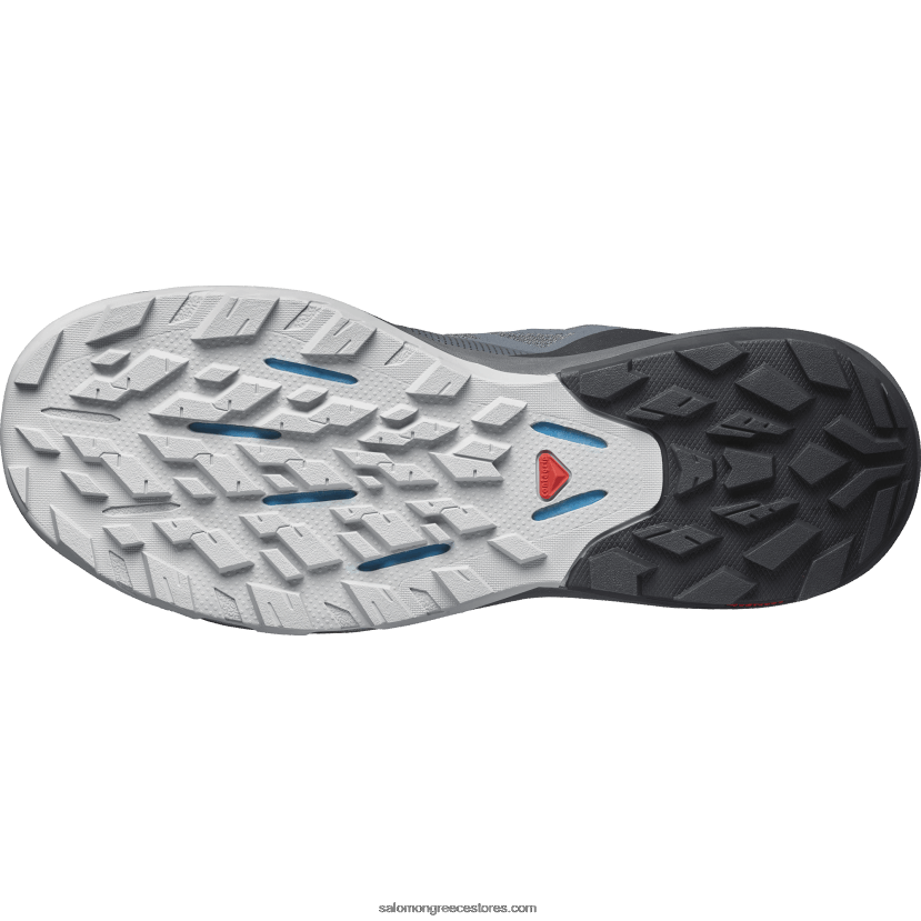ανδρικά παπούτσια πεζοπορίας - outpulse Salomon έβενος/μαύρο/γαλάζιο του Αλγερίου DXFPHB30