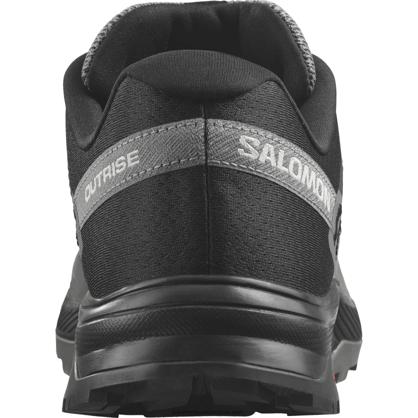 ανδρικά παπούτσια πεζοπορίας - outrise Salomon μαύρο/κασσίτερο DXFPHB22