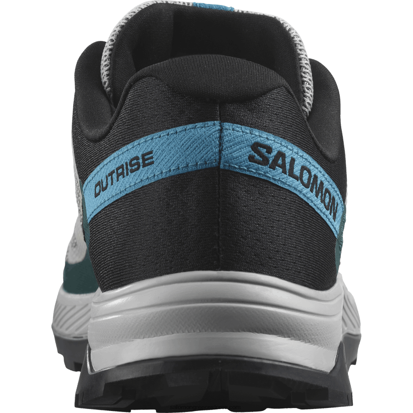 ανδρικά παπούτσια πεζοπορίας - outrise Salomon σεληνιακός βράχος/μαύρο/γαλάζιο του Αλγερίου DXFPHB23