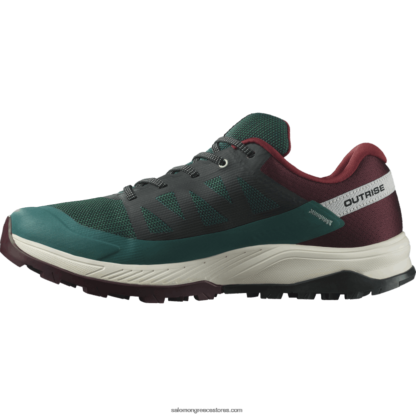 ανδρικά παπούτσια πεζοπορίας - outrise clima αδιάβροχο Salomon πεύκο ponderosa/πικρή σοκολάτα/πάγος βανίλιας DXFPHB55