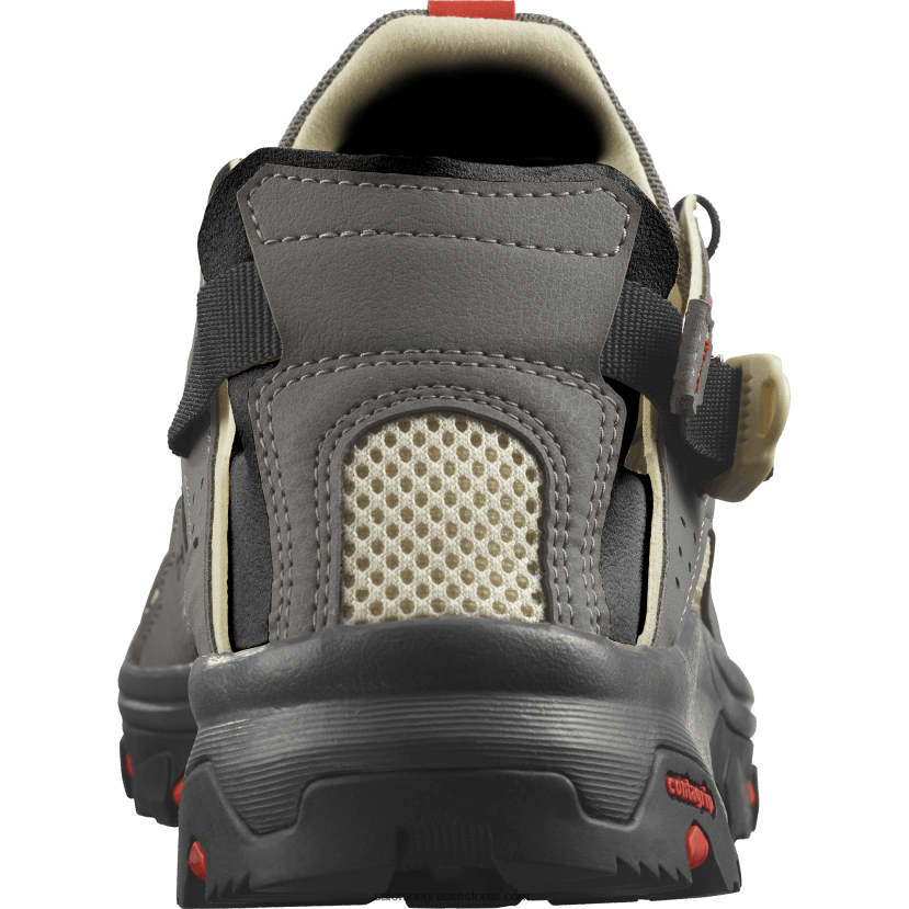 ανδρικά παπούτσια νερού - techamphibian 5 Salomon κασσίτερος / σκόρος / φλογερό κόκκινο DXFPHB3