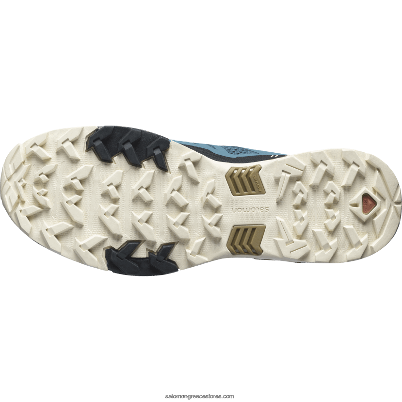 ανδρικά παπούτσια πεζοπορίας - x ultra 4 Salomon μπλε αγριόπαπιας/λευκασμένη άμμος/καφέ μπρονζέ DXFPHB25