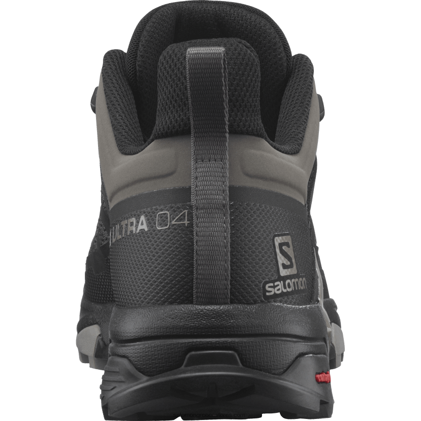 ανδρικά παπούτσια πεζοπορίας - x ultra 4 Salomon κορδόνι bungee/μαύρο/vintage χακί DXFPHB27