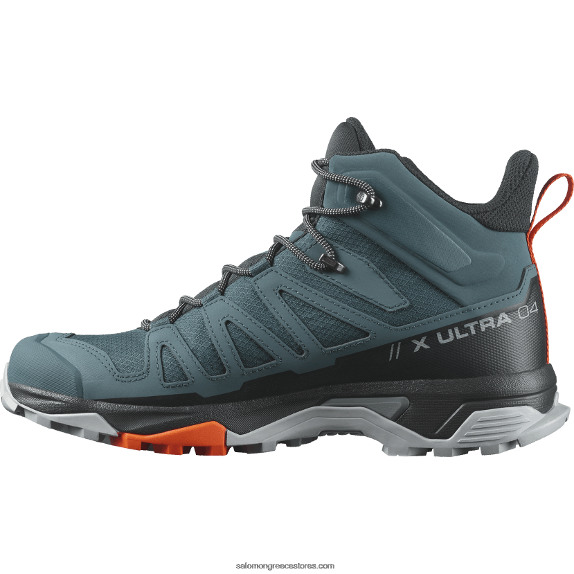ανδρικές μπότες πεζοπορίας - x ultra 4 mid gore-tex Salomon stargazer/black/scarlet ibis DXFPHB10