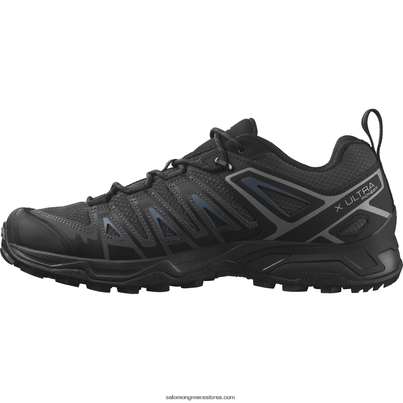 ανδρικά παπούτσια πεζοπορίας - x ultra pioneer aero Salomon μαύρη / έβενο / μπλε στάχτες DXFPHB21