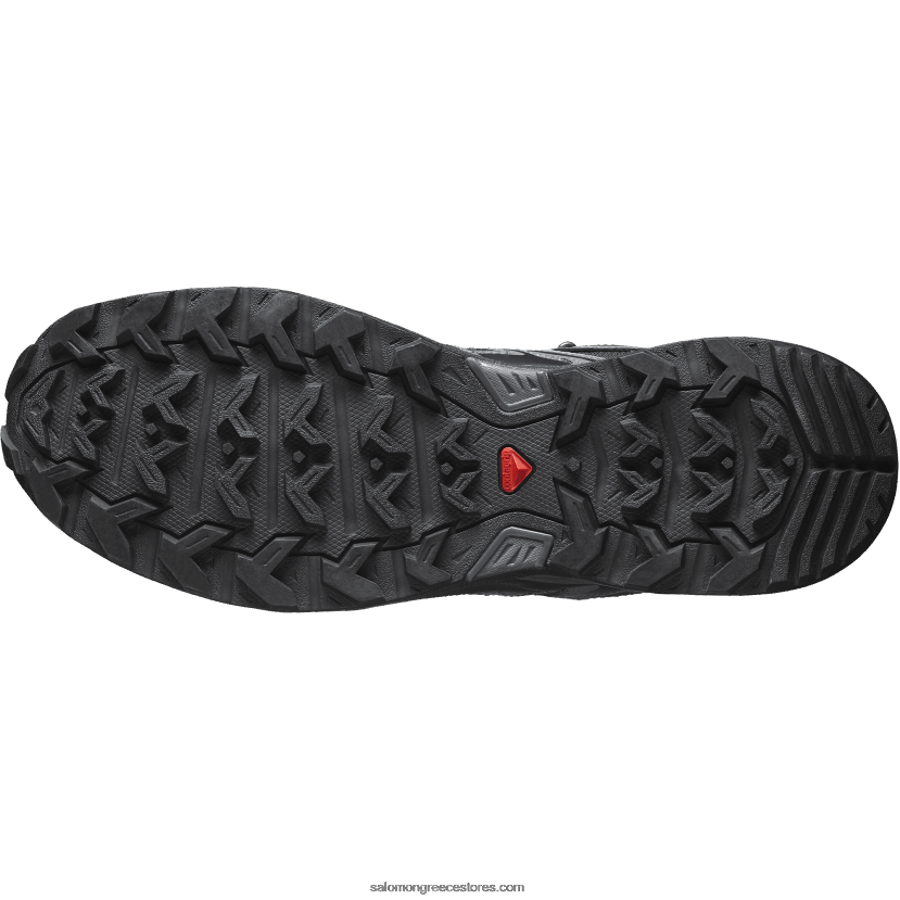 ανδρικά μποτάκια πεζοπορίας - x ultra pioneer mid clima αδιάβροχα Salomon μαύρο/μαγνήτης/μνημείο DXFPHB40