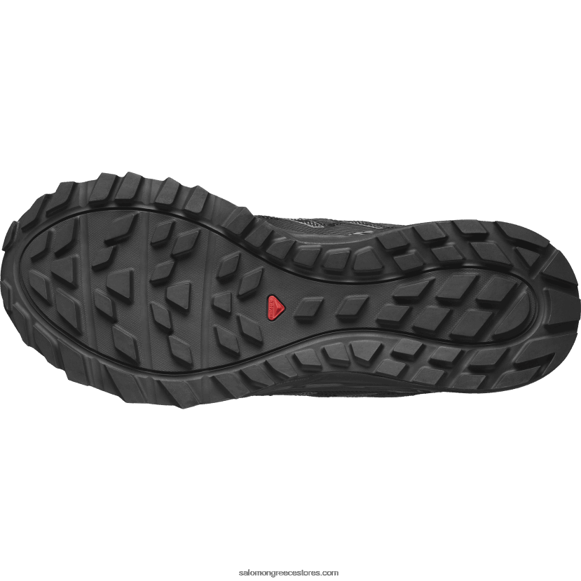 ανδρικά παπούτσια για τρέξιμο - περιπλανώμενο Salomon μαύρο/κασσίτερο/γκρι του παγετού DXFPHB1486