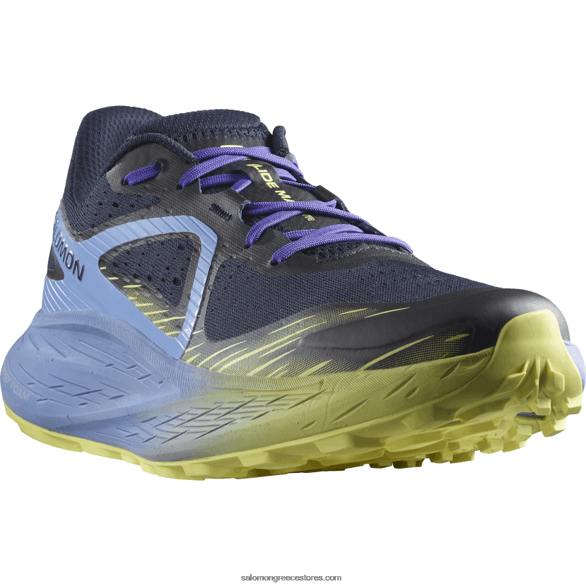 ανδρικά παπούτσια τρεξίματος - glide max tr Salomon ουρανός της Γρανάδας/σκούρο ζαφείρι/ηλιόλουστο ασβέστη DXFPHB1448