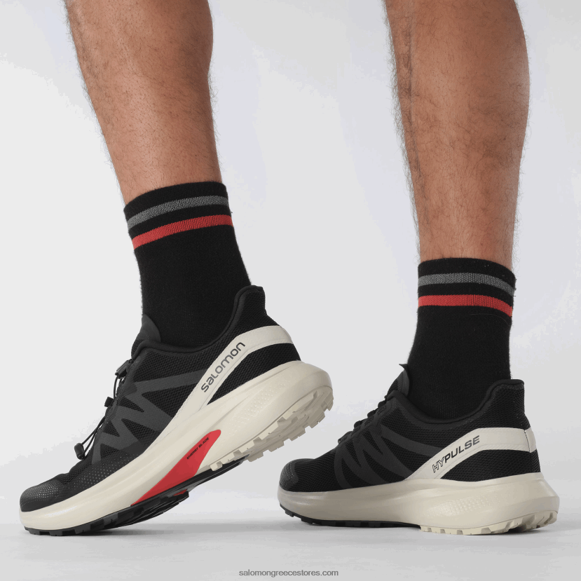ανδρικά παπούτσια τρεξίματος - hypulse Salomon μαύρη/βροχερή μέρα DXFPHB1485