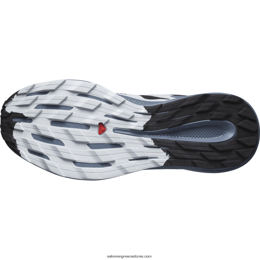 ανδρικά παπούτσια τρεξίματος - pulsar trail Salomon μαύρο/μπλε της Κίνας/αρκτικός πάγος DXFPHB1459