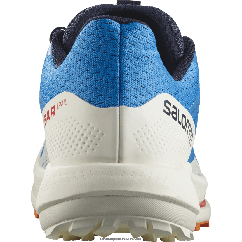 ανδρικά παπούτσια τρεξίματος - pulsar trail Salomon indigo bunting/πάγος βανίλιας/ζωντανό πορτοκάλι DXFPHB1458