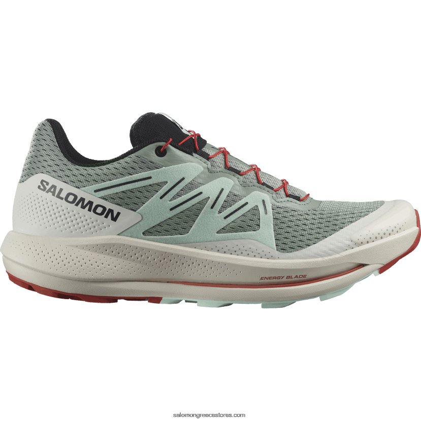 ανδρικά παπούτσια τρεξίματος - pulsar trail Salomon κρίνο pad/λευκασμένο aqua/καυτερή σάλτσα DXFPHB1464