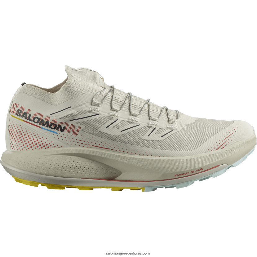 ανδρικά παπούτσια τρεξίματος - pulsar trail pro 2 Salomon βροχερή μέρα/καυτερή σάλτσα/φρέζια DXFPHB1437