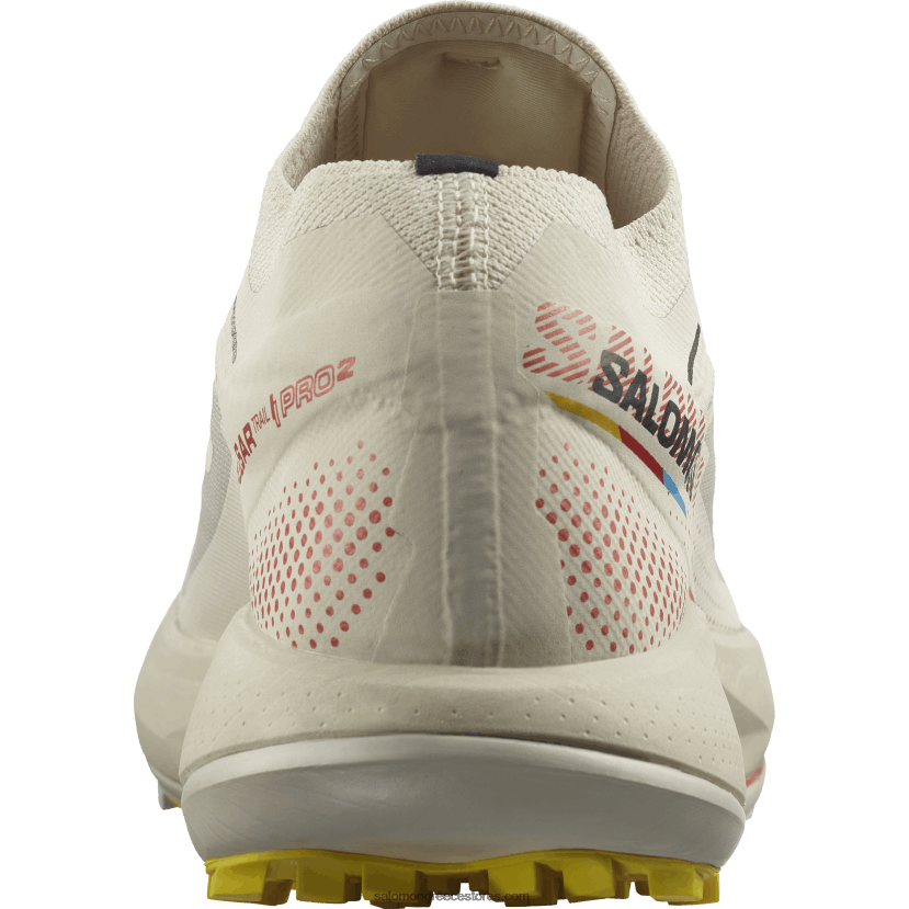 ανδρικά παπούτσια τρεξίματος - pulsar trail pro 2 Salomon βροχερή μέρα/καυτερή σάλτσα/φρέζια DXFPHB1437