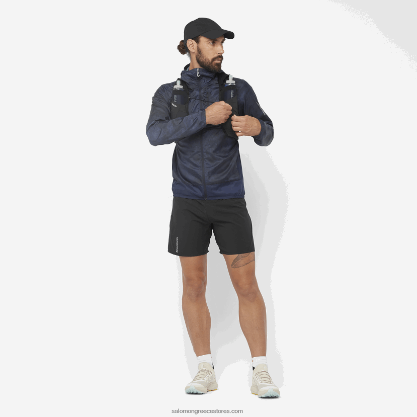 ανδρικά παπούτσια τρεξίματος - pulsar trail pro 2 Salomon βροχερή μέρα/καυτερή σάλτσα/φρέζια DXFPHB1437