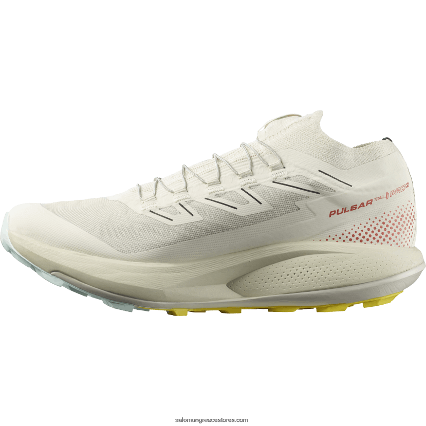 ανδρικά παπούτσια τρεξίματος - pulsar trail pro 2 Salomon βροχερή μέρα/καυτερή σάλτσα/φρέζια DXFPHB1437