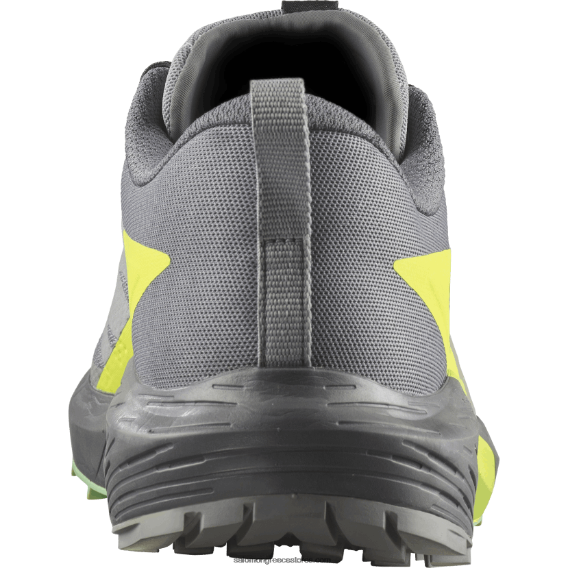ανδρικά παπούτσια τρεξίματος - sense ride 5 Salomon κράμα/ήσυχη απόχρωση/κίτρινο ασφαλείας DXFPHB1431