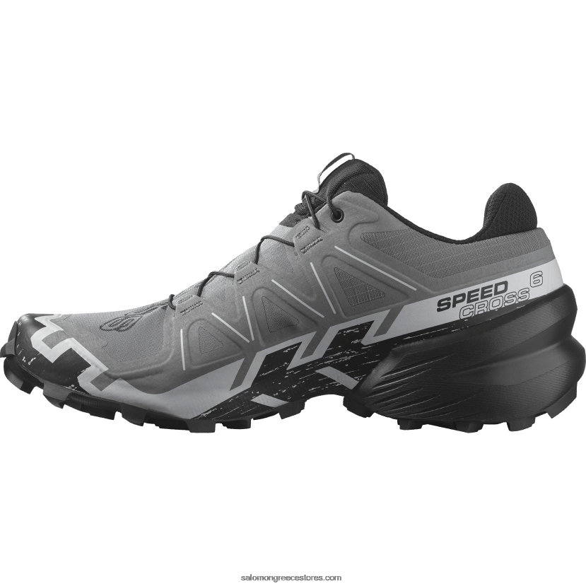ανδρικά παπούτσια τρεξίματος - speedcross 6 Salomon ήσυχη απόχρωση/μαύρο/μπλε πέρλα DXFPHB1453