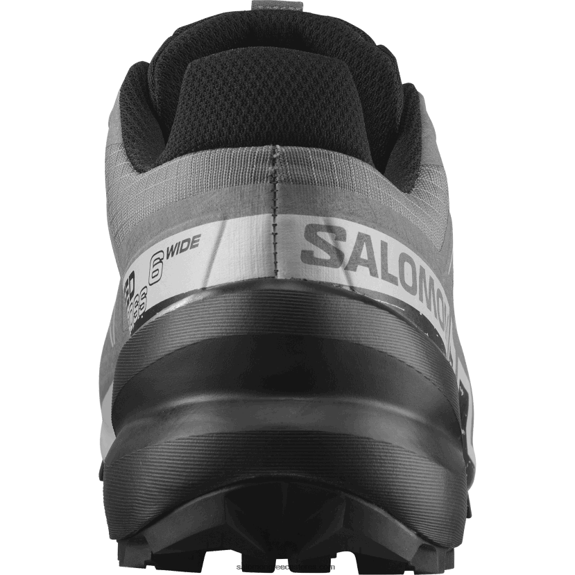 ανδρικά παπούτσια τρεξίματος - speedcross 6 πλάτους Salomon ήσυχη απόχρωση/μαύρο/μπλε πέρλα DXFPHB1470