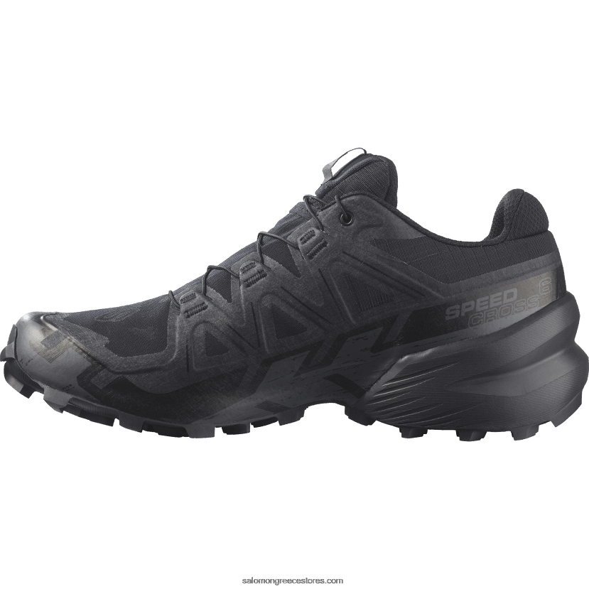 ανδρικά παπούτσια τρεξίματος - speedcross 6 gore-tex Salomon μαύρο/φανταστικό DXFPHB1465