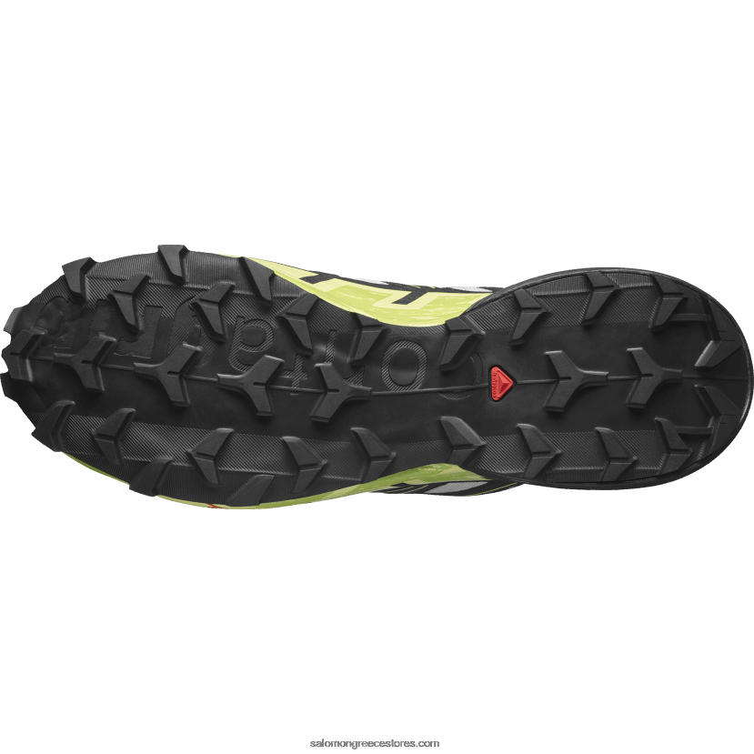 ανδρικά παπούτσια τρεξίματος - speedcross 6 gore-tex Salomon σεληνιακός βράχος/μαύρος/ηλιόλουστος ασβέστης DXFPHB1468