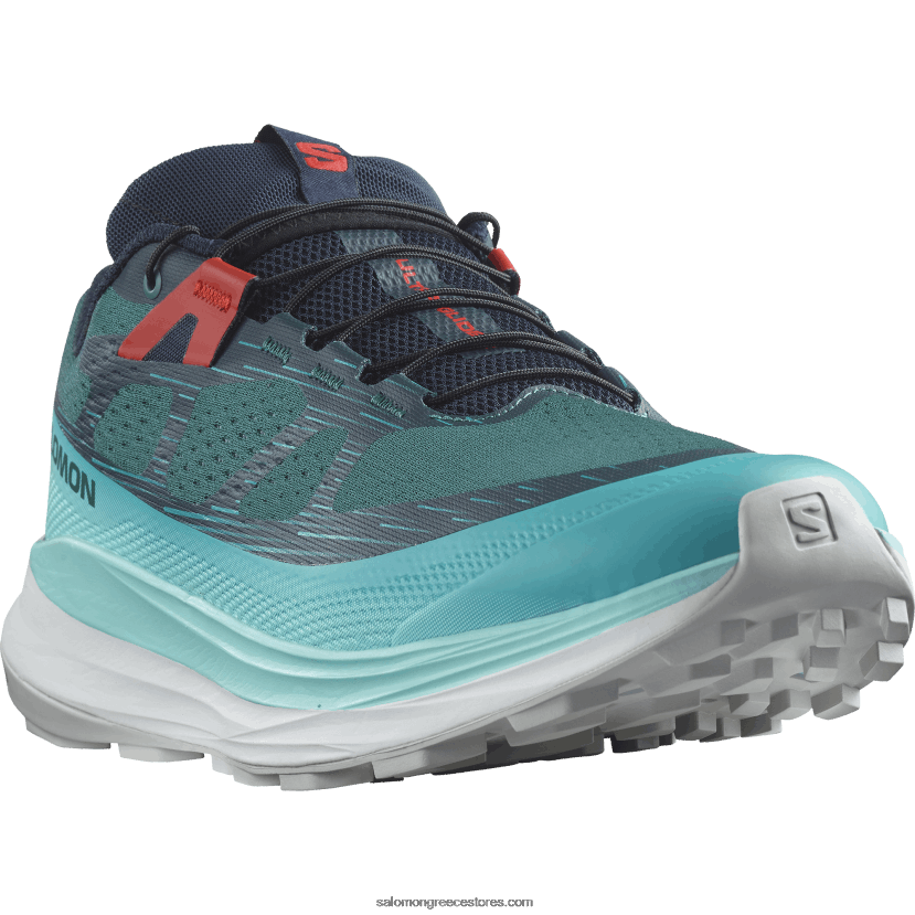 ανδρικά παπούτσια τρεξίματος - ultra glide 2 Salomon ατλαντικό βαθύ/μπλε λάμψη/φλογερό κόκκινο DXFPHB1438