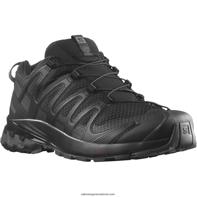 ανδρικά παπούτσια τρεξίματος - xa pro 3d v8 φαρδιά Salomon μαύρο/μαγνήτης DXFPHB1474