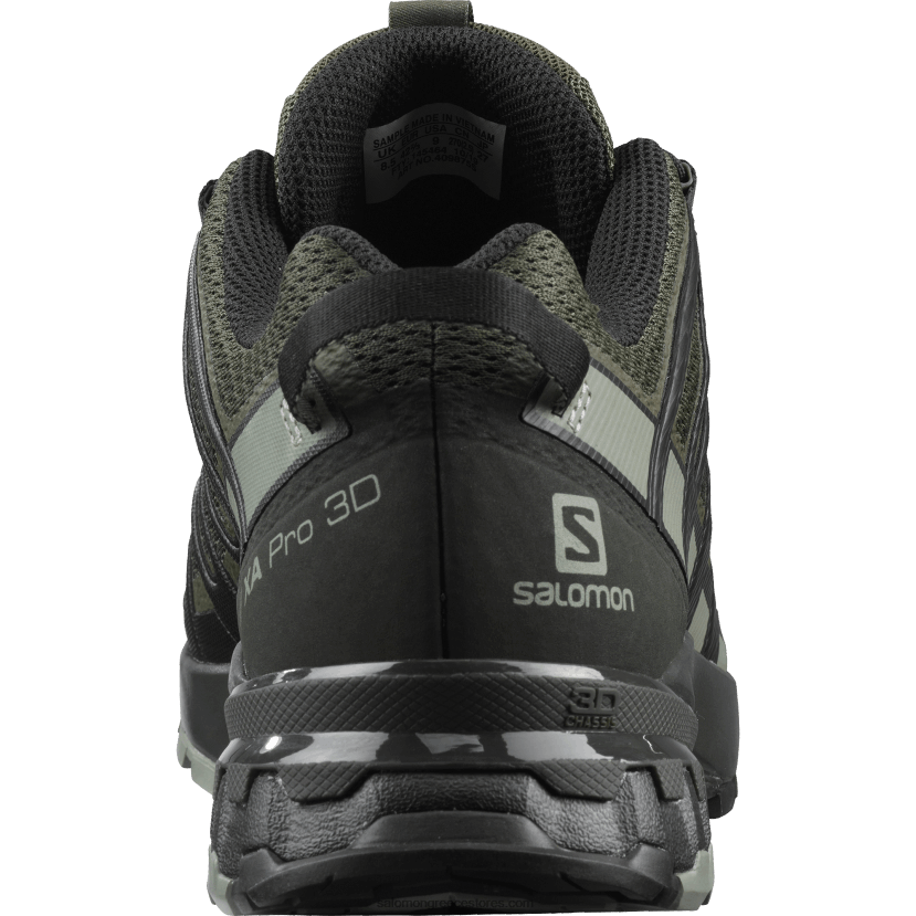ανδρικά παπούτσια τρεξίματος - xa pro 3d v8 Salomon σταφυλόφυλλο/τύρφη/σκιά DXFPHB1478