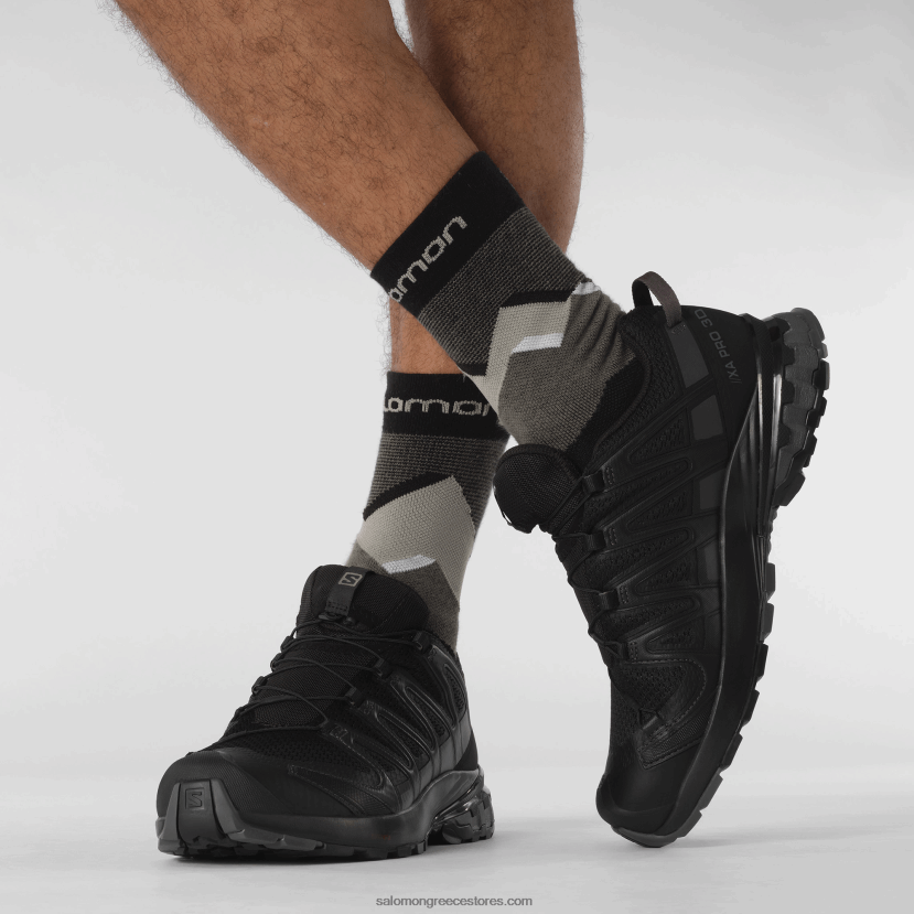 ανδρικά παπούτσια τρεξίματος - xa pro 3d v8 Salomon μαύρο/μαγνήτης DXFPHB1479