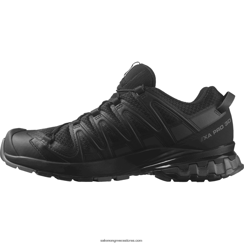 ανδρικά παπούτσια τρεξίματος - xa pro 3d v8 Salomon μαύρο/μαγνήτης DXFPHB1479