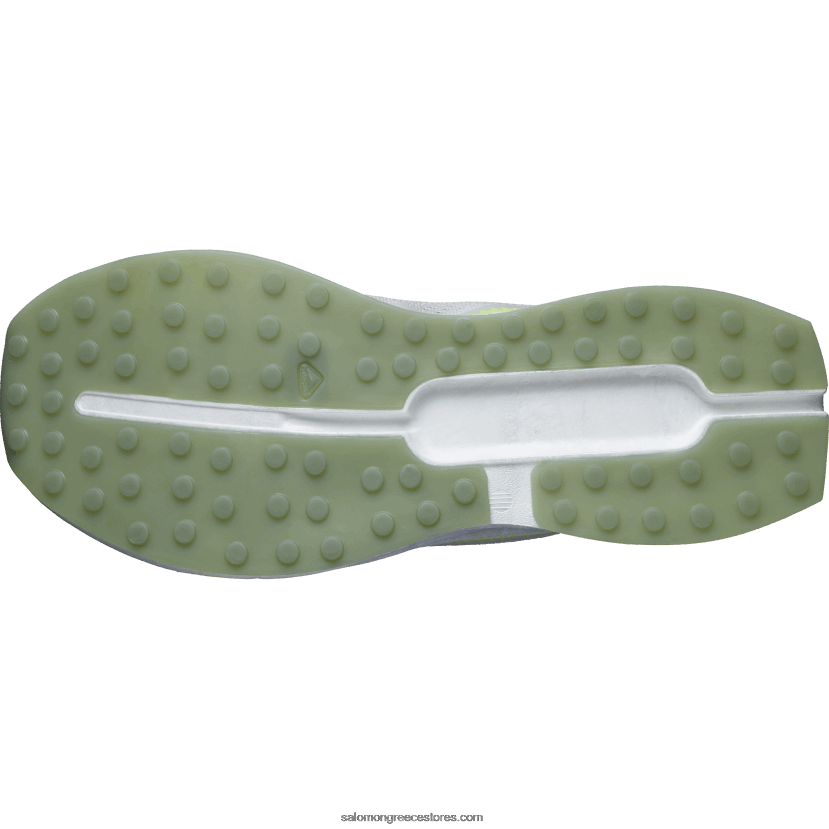 ανδρικά παπούτσια τρεξίματος - δείκτης 02 Salomon λευκό/σεληνιακό βράχο/κίτρινο ασφαλείας DXFPHB1069