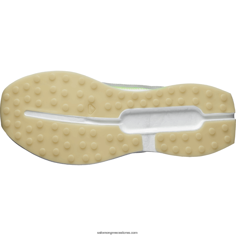 ανδρικά παπούτσια τρεξίματος - δείκτης 02 Salomon λευκό/φασκόμηλο της ερήμου/κίτρινο ασφαλείας DXFPHB1070
